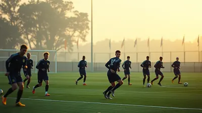 Les Diables rouges effectuent un entraînement à l'extérieur aux États-Unis